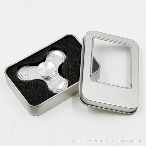 High quality fidget hand spinner metal fidget tri spinner anti stress finger gyro toys